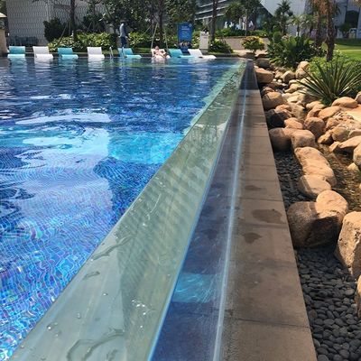 Прозрачные акриловые панели для забора бассейна AUPOOL Поликарбонат бассейна