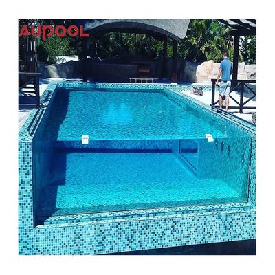 AUPOOL CE Approved Large Outdoor PMMA Acrylic Swimming Pool с аксессуарами для воздушного насоса