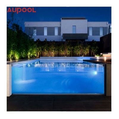 Высокосветопередающий акриловый бассейн Стеклянный бассейн AUPOOL для вашего проекта бассейна