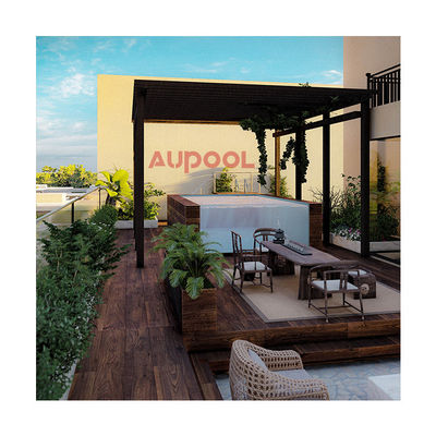 AUPOOL 2000L серия Стандартный тренировщик противотока Длинный боковый прозрачный бассейн