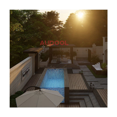 AUPOOL 2000L серия Стандартный тренировщик противотока Длинный боковый прозрачный бассейн