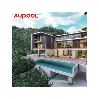 Прозрачный акриловый панель AUPOOL стекловолокна наружные детские бассейны с лестницей и тепловым насосом для детей