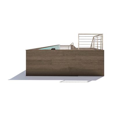 Плотность 1,2 г/см3 Бассейн Предварительно сделанный для виллы и пляжного дома Садовый дом