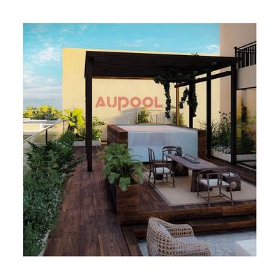 Прозрачные акриловые панели для забора бассейна AUPOOL Поликарбонат бассейна