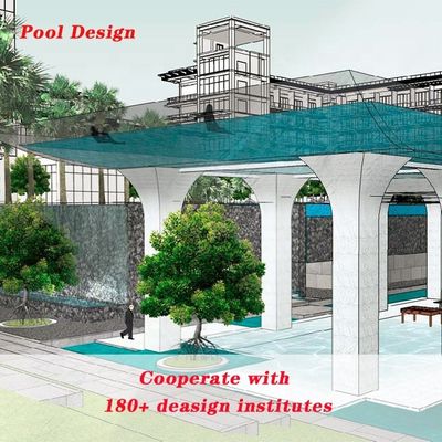 Площадь акриловой панели 1,2 г/см3 Cascata Piscina Fuentes Piscinas Cascadas Время выполнения 10 рабочих дней