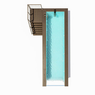 Акриловый не пожелтеющий бассейн Prefabricada 30 для наружных роскошных надземных бассейнов