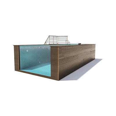 Акриловый не пожелтеющий бассейн Prefabricada 30 для наружных роскошных надземных бассейнов