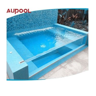 AUPOOL CE Approved Large Outdoor PMMA Acrylic Swimming Pool с аксессуарами для воздушного насоса