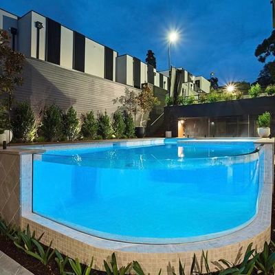 AUPOOL CE Approved Large Outdoor PMMA Acrylic Swimming Pool с аксессуарами для воздушного насоса