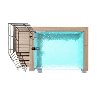 Отель бассейн AUPOOL Бесконечный бесконечный прозрачный акриловый стекло модульный бассейн 30
