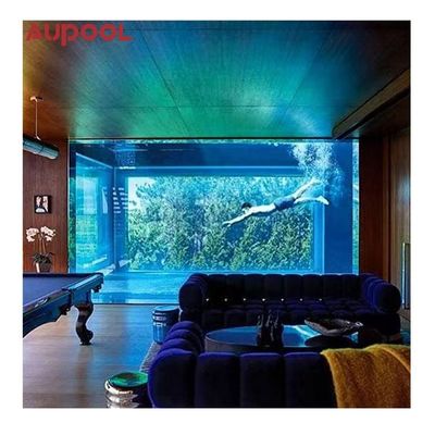 Предварительно сконструированный бассейн акриловый Luxury Plexiglass Steel Structure Бассейн