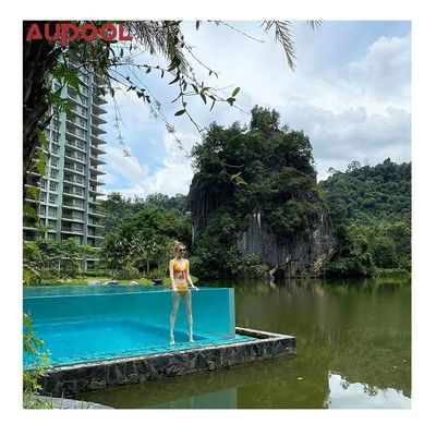 Предварительно сконструированный бассейн акриловый Luxury Plexiglass Steel Structure Бассейн