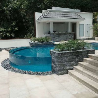Отель Custom Acrylic Glass Panel Плавательный бассейн из стекловолокна с 100% Virgin PMMA Aupool