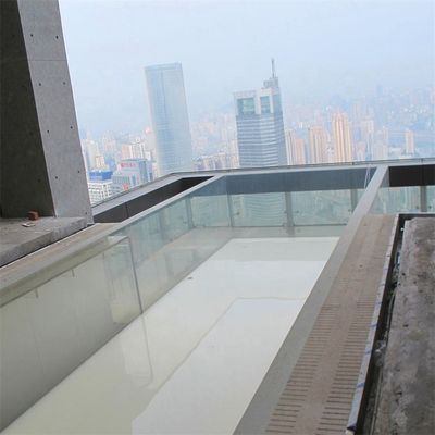 Прочный семейный бассейн AUPOOL Современный дизайн Внешний прозрачный акриловый бассейн
