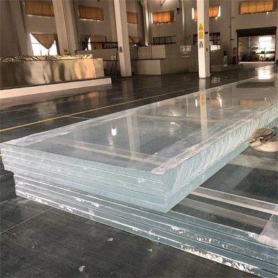 Прочный семейный бассейн AUPOOL Современный дизайн Внешний прозрачный акриловый бассейн