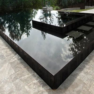 Внутренний бассейн с роскошным черным бассейном